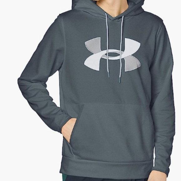 Under Armour Other - Under Armour Men's Armour Fleece Big Logo Hoodie size medium